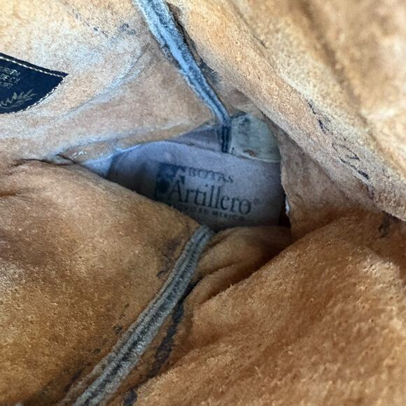 Botas Artillero Leather Cowboy Boots Men’s 27 / US 9 Alligator Print Western - Picture 9 of 12